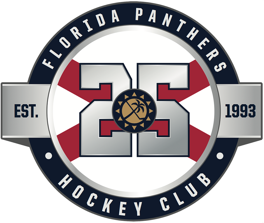 Florida Panthers 2019 Anniversary Logo iron on transfers for fabric version 2